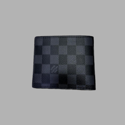BILLETERA LOUIS VUITTON BLACK & GRAY